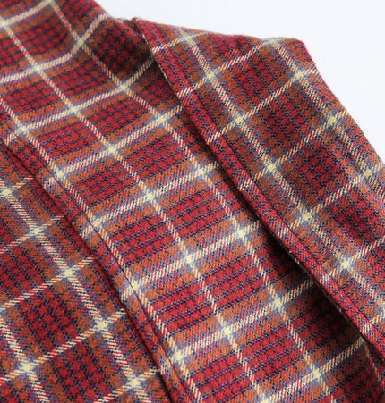 THETLSTUDIO EON 26 spring new spot American street trend vintage plaid long sleeve shirt men