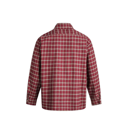 THETLSTUDIO EON 26 spring new spot American street trend vintage plaid long sleeve shirt men