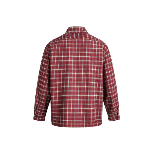 THETLSTUDIO EON 26 spring new spot American street trend vintage plaid long sleeve shirt men — 2