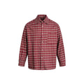 TALKLESSFASHION EON 26 spring new spot American street trend vintage plaid long sleeve shirt men