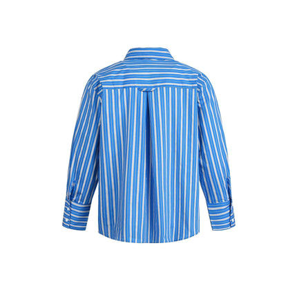 TALKLESSFASHION EON 26 spring new spot American street trendy fine plaid basic long sleeve shirt men