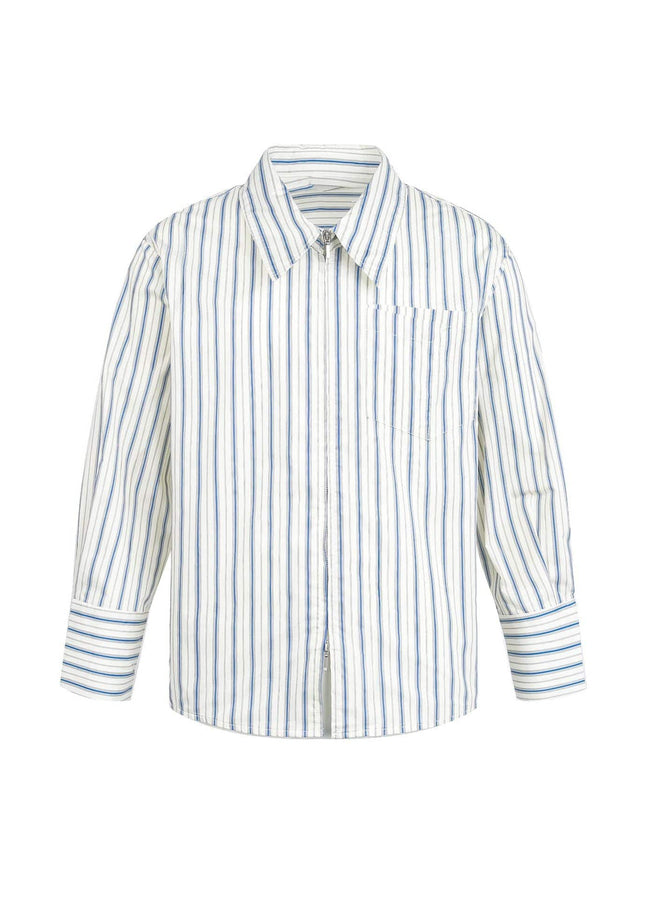 TALKLESSFASHION EON 26 spring new spot American street trendy fine plaid basic long sleeve shirt men