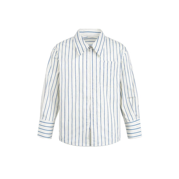 THETLSTUDIO EON 26 spring new spot American street trendy fine plaid basic long sleeve shirt men — 2