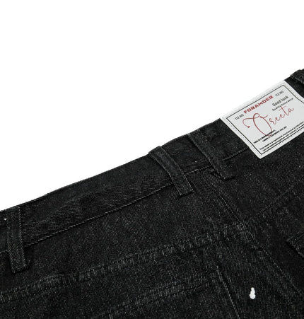 THETLSTUDIO EON 26 spring new spot American street trendy high street individual design scimitar denim trousers