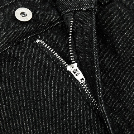 TALKLESSFASHION EON 26 spring new spot American street trendy high street individual design scimitar denim trousers