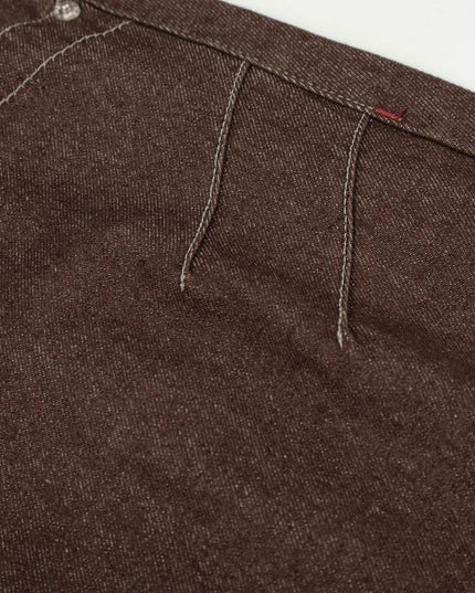 TALKLESSFASHION EON 26 spring new spot American street trendy high street individual design small scimitar denim trousers men
