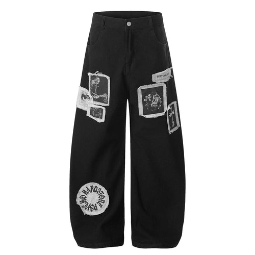 THETLSTUDIO EON 26 spring new spot American street trendy high street individual pattern design casual trousers men