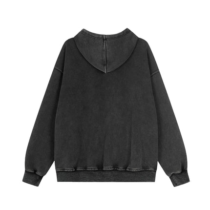 TALKLESSFASHION EON 26 spring new spot American street trendy high street individual pattern design hooded sweatshirt cardigan men