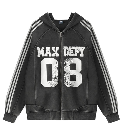 THETLSTUDIO EON 26 spring new spot American street trendy high street individual pattern design hooded sweatshirt cardigan men