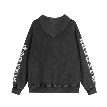 TALKLESSFASHION EON 26 spring new spot American street trendy high street individual pattern hooded sweatshirt jacket for men