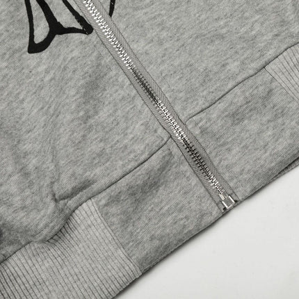 TALKLESSFASHION EON 26 spring new spot American street trendy high street individual pattern hooded sweatshirt jacket for men