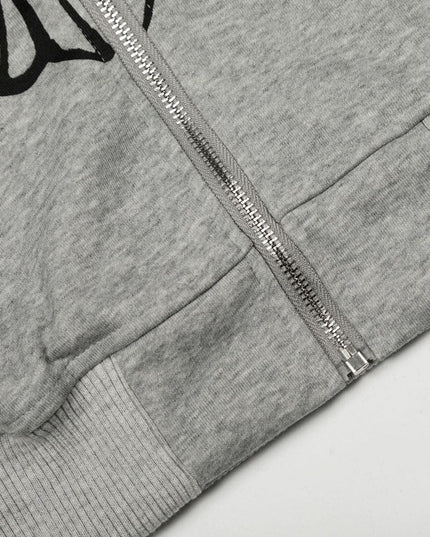 TALKLESSFASHION EON 26 spring new spot American street trendy high street individual pattern hooded sweatshirt jacket for men