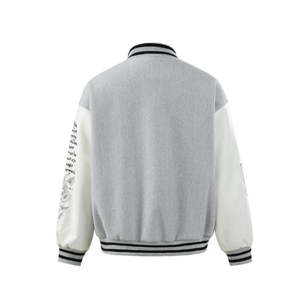 TALKLESSFASHION EON 26 spring new spot American street trendy high street individual pattern loose jacket jacket