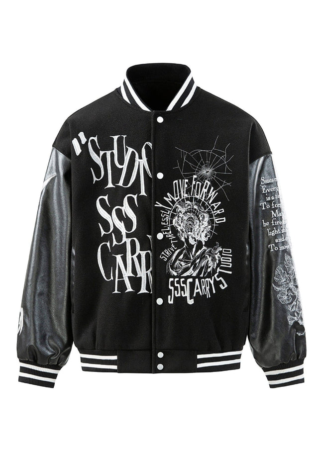 TALKLESSFASHION EON 26 spring new spot American street trendy high street individual pattern loose jacket jacket