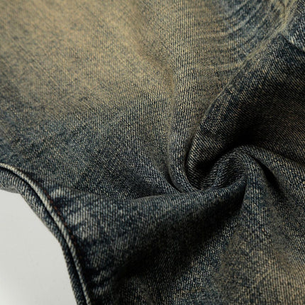 TALKLESSFASHION EON 26 spring New spot American street trendy high street individual wash design denim trousers men