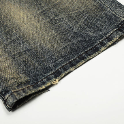 TALKLESSFASHION EON 26 spring New spot American street trendy high street individual wash design denim trousers men