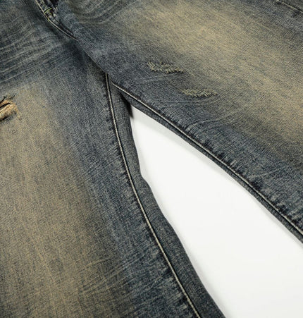 THETLSTUDIO EON 26 spring New spot American street trendy high street individual wash design denim trousers men