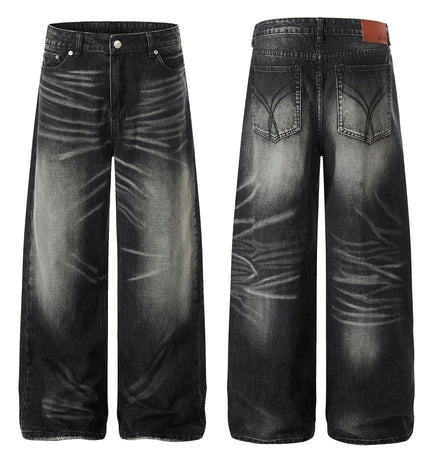 THETLSTUDIO EON 26 spring New spot American street trendy high street individual wash design denim trousers men