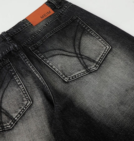 THETLSTUDIO EON 26 spring New spot American street trendy high street individual wash design denim trousers men