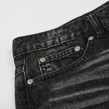TALKLESSFASHION EON 26 spring New spot American street trendy high street individual wash design denim trousers men