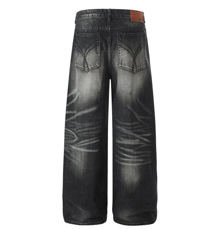 THETLSTUDIO EON 26 spring New spot American street trendy high street individual wash design denim trousers men