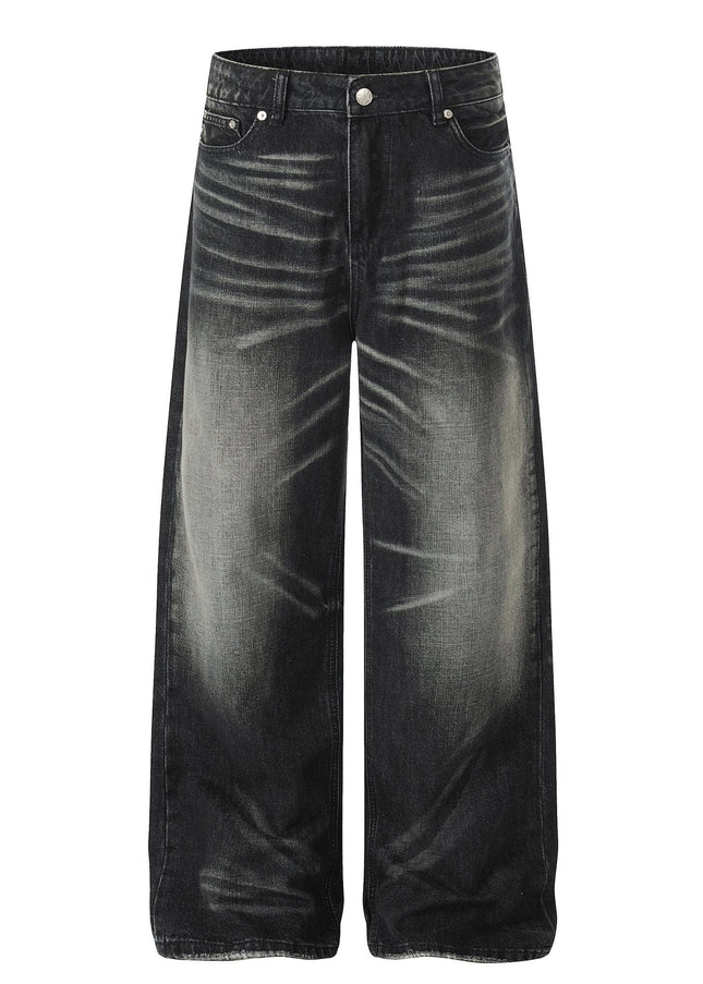 TALKLESSFASHION EON 26 spring New spot American street trendy high street individual wash design denim trousers men
