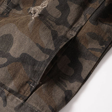 TALKLESSFASHION EON 26 spring New spot American street trendy high street individuality camouflage design loose jacket jacket for women