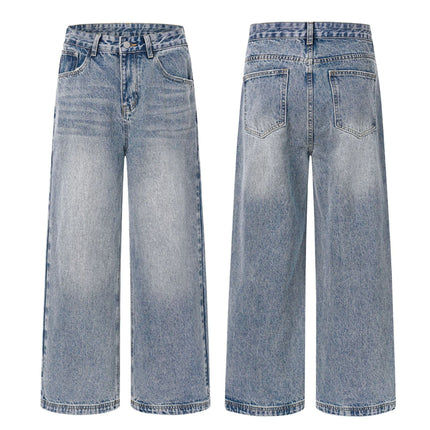 TALKLESSFASHION EON 26 spring New spot American street trendy high street individuality design washed denim trousers men