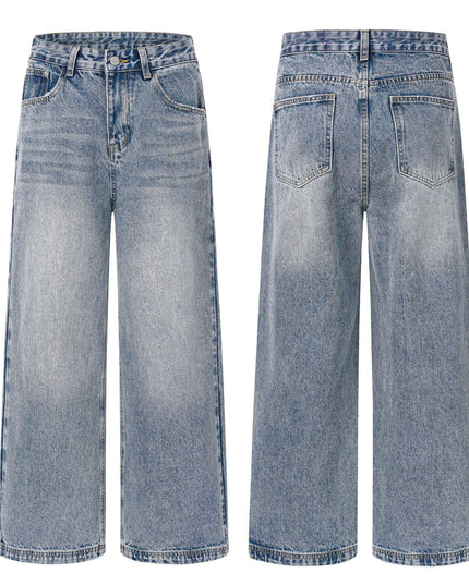 TALKLESSFASHION EON 26 spring New spot American street trendy high street individuality design washed denim trousers men