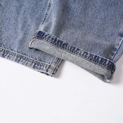 TALKLESSFASHION EON 26 spring New spot American street trendy high street individuality design washed denim trousers men