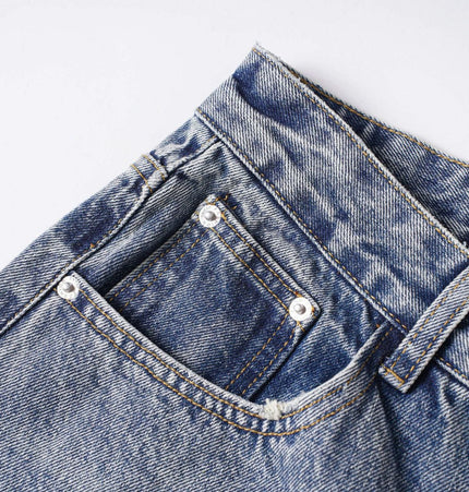 THETLSTUDIO EON 26 spring New spot American street trendy high street individuality design washed denim trousers men