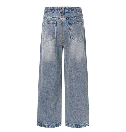 THETLSTUDIO EON 26 spring New spot American street trendy high street individuality design washed denim trousers men