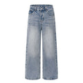 TALKLESSFASHION EON 26 spring New spot American street trendy high street individuality design washed denim trousers men