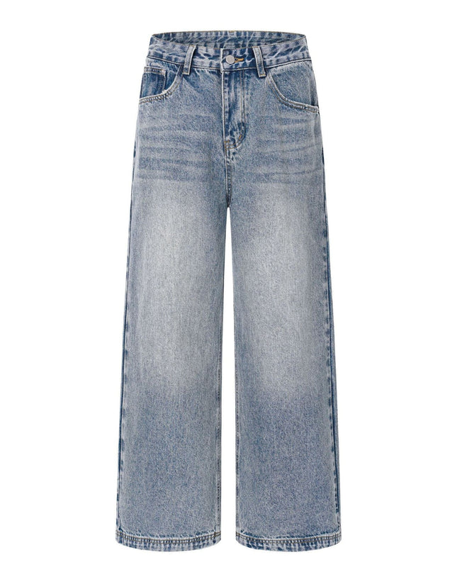 TALKLESSFASHION EON 26 spring New spot American street trendy high street individuality design washed denim trousers men