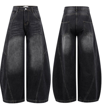 THETLSTUDIO EON 26 spring New spot American street trendy high street individuality design washed denim trousers men