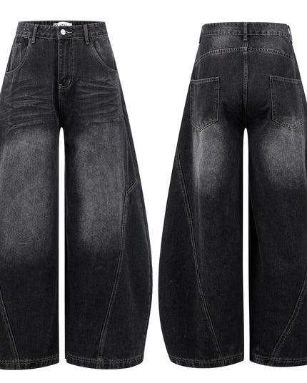 TALKLESSFASHION EON 26 spring New spot American street trendy high street individuality design washed denim trousers men