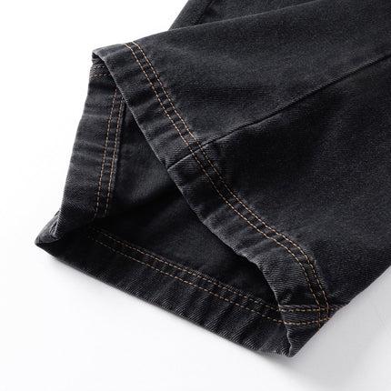 TALKLESSFASHION EON 26 spring New spot American street trendy high street individuality design washed denim trousers men