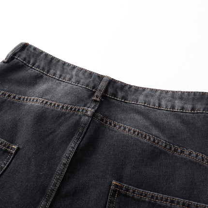 TALKLESSFASHION EON 26 spring New spot American street trendy high street individuality design washed denim trousers men