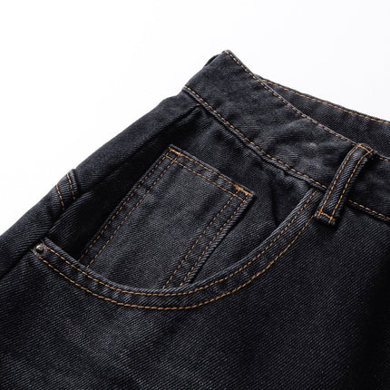 TALKLESSFASHION EON 26 spring New spot American street trendy high street individuality design washed denim trousers men