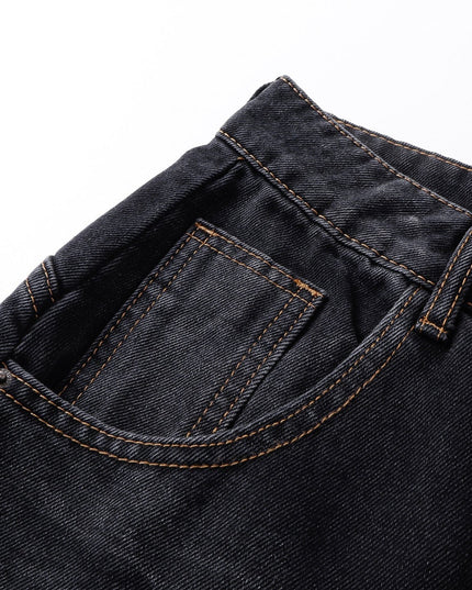 TALKLESSFASHION EON 26 spring New spot American street trendy high street individuality design washed denim trousers men
