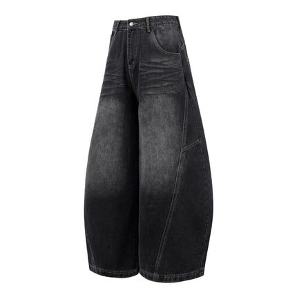 TALKLESSFASHION EON 26 spring New spot American street trendy high street individuality design washed denim trousers men