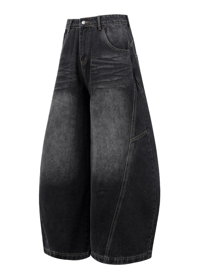 TALKLESSFASHION EON 26 spring New spot American street trendy high street individuality design washed denim trousers men