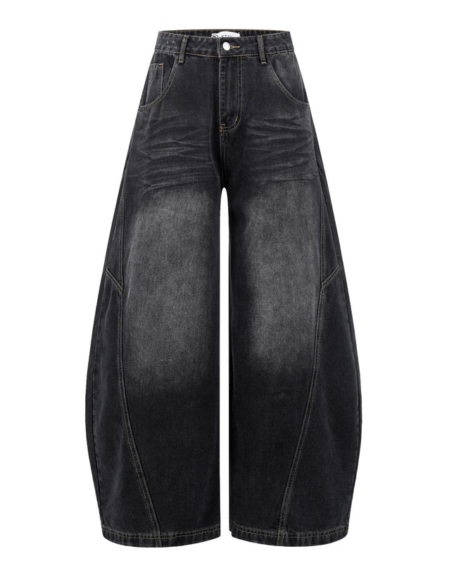 TALKLESSFASHION EON 26 spring New spot American street trendy high street individuality design washed denim trousers men
