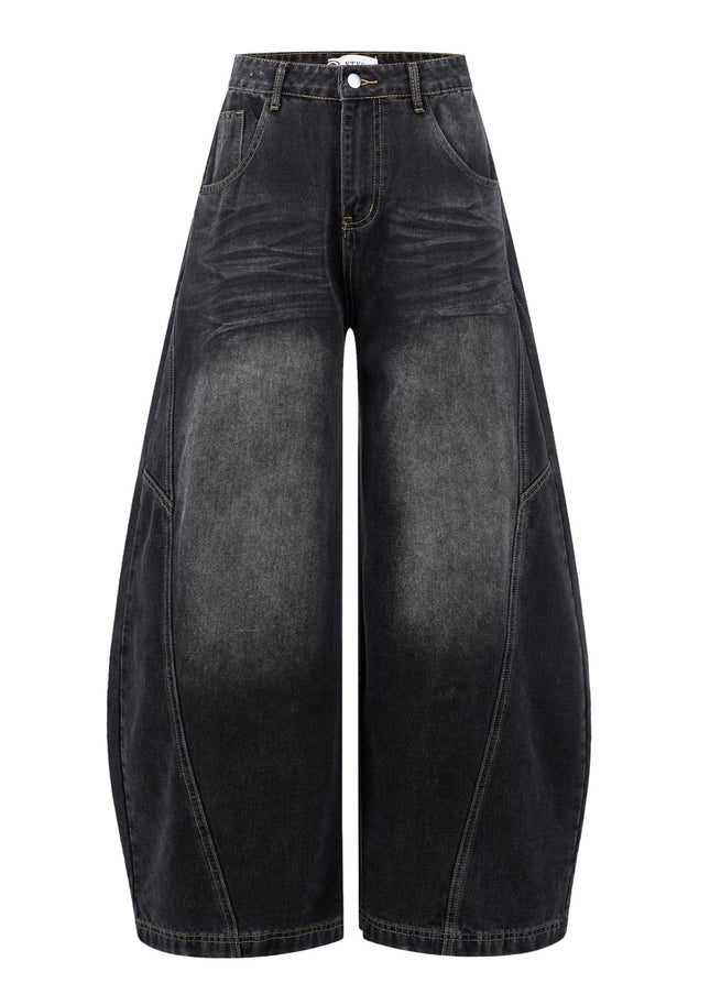 TALKLESSFASHION EON 26 spring New spot American street trendy high street individuality design washed denim trousers men