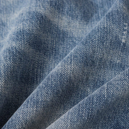 TALKLESSFASHION EON 26 spring New spot American street trendy high street individuality design washed scimitar denim trousers men