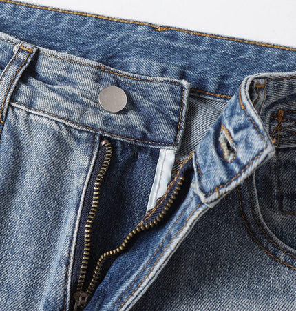 THETLSTUDIO EON 26 spring New spot American street trendy high street individuality design washed scimitar denim trousers men