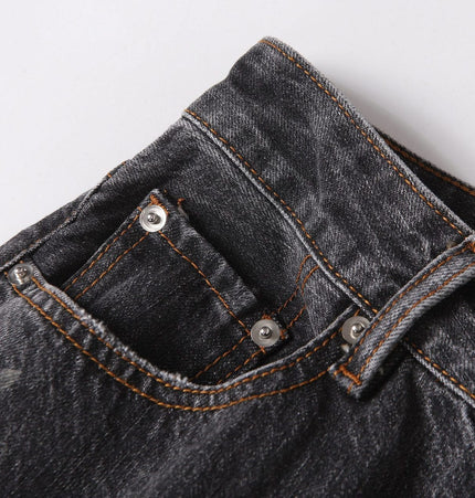 THETLSTUDIO EON 26 spring New spot American street trendy high street individuality design washed scimitar denim trousers men