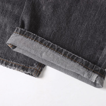 TALKLESSFASHION EON 26 spring New spot American street trendy high street individuality design washed scimitar denim trousers men