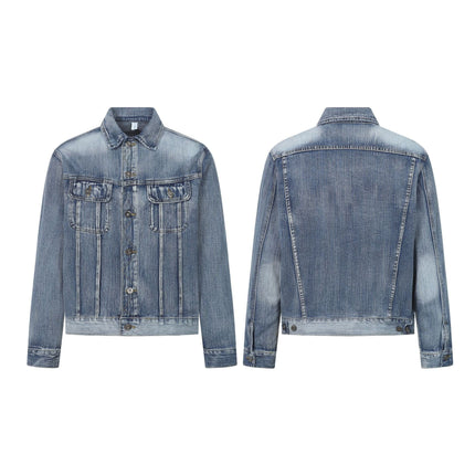 TALKLESSFASHION EON 26 spring New spot American street trendy high street individuality wash denim loose jacket jacket for women