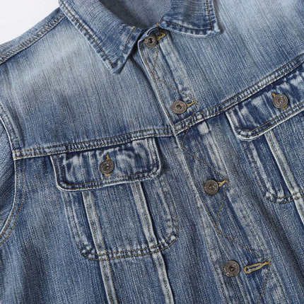 TALKLESSFASHION EON 26 spring New spot American street trendy high street individuality wash denim loose jacket jacket for women